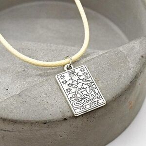 The Star Tarot Card Necklace